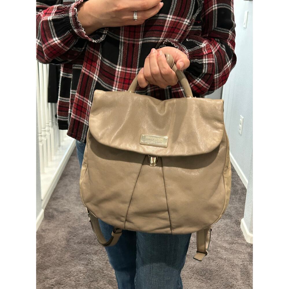 Marc by Marc Jacobs Marchive Knot Tan Leather Backpack (Retail $495)